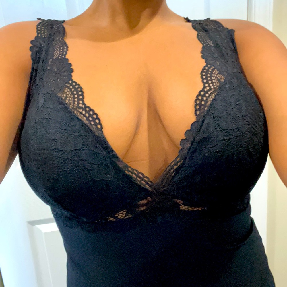 Padded lace body suit